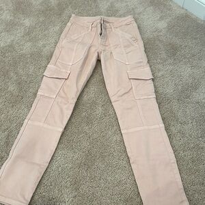Joie Pink cargo jeans